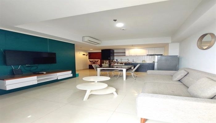 Jakarta Barat Furnish Lengkap! 2BR Apartemen West Vista Puri 64m2 View Kota <br> 2 1