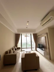 Private Lift Disewa 3 BR Condominium Taman Anggrek Residences Interior Modern Minimalis Elegan Akses Langsung ke Mall Taman Anggrek