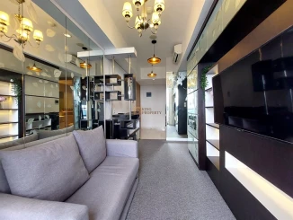 Interior Elegant 2BR 50m2 Taman Anggrek Residence Tanjung duren