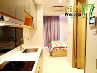 Best Recommend Murah Suite Studio Taman Anggrek Residences Furnish Interior Minimalis Rapi Lengkap Nyaman siap huni