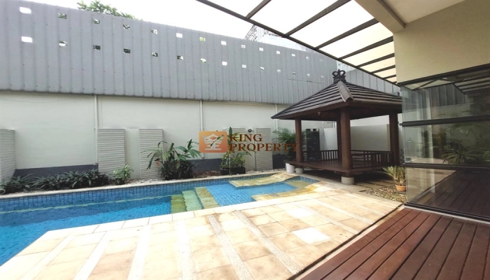 Jakarta Selatan Resort Design, Rumah Mewah The Villas at Kebagusan Private Pool Tropis 13 14
