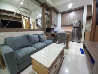 Dijual 1BR Furnished Taman Anggrek Residences  Modern Minimalist Interior High Demand Area Akses Langsung Central Park  Taman Anggrek Mall Pool View