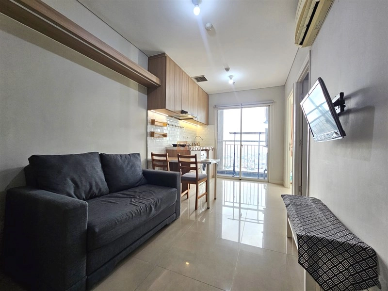Madison Park Interior Modern, Disewa 2BR Apartemen Madison Park Tanjung Duren 16 15