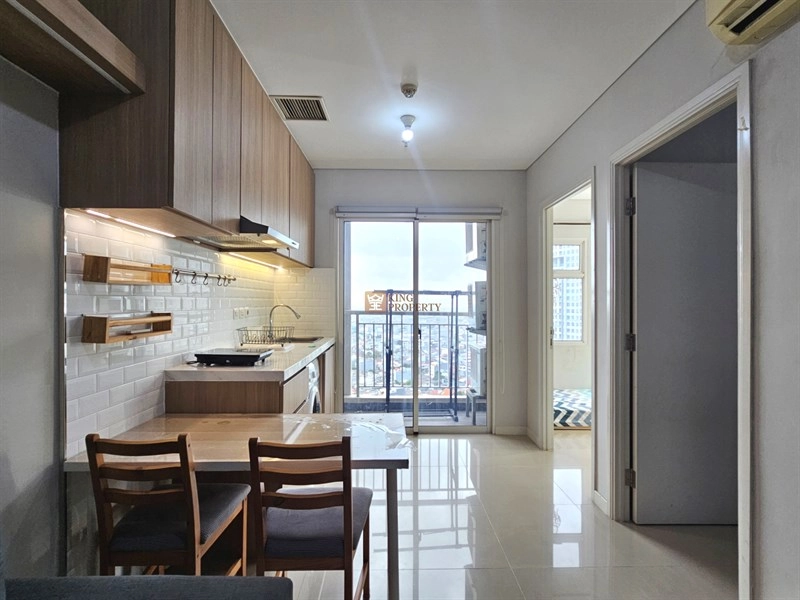 Madison Park Interior Modern, Disewa 2BR Apartemen Madison Park Tanjung Duren 17 16