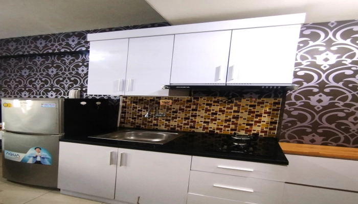 Green Bay Pluit Studio Cozy 21m² Full Furnished, View Pool Strategis Green Bay Pluit 8 1752636537462