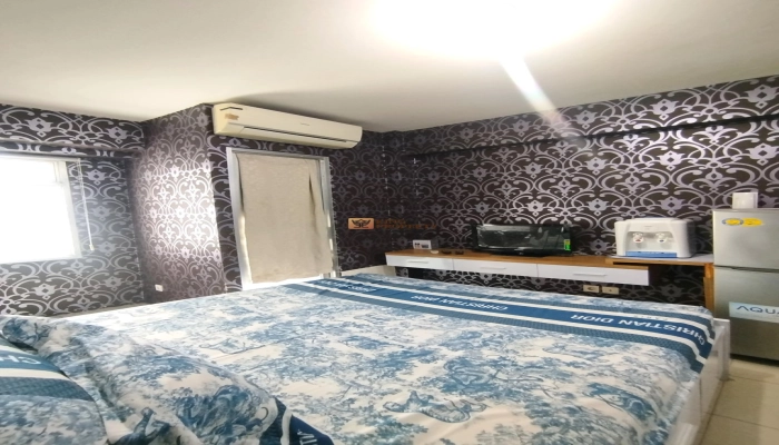 Green Bay Pluit Studio Cozy 21m² Full Furnished, View Pool Strategis Green Bay Pluit 7 1752636538018