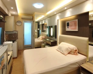 Studio Cozy Full Furnished View Pool Siap Huni  Rekomen Green Bay Pluit