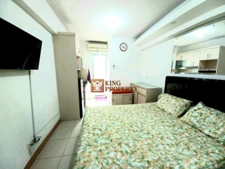 Studio Furnished Minimalis View Pool Lantai Rendah Strategis Green Bay Pluit