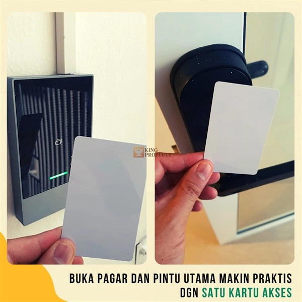 Jakarta Barat Fully Furnish Rumah Kost Super Lengkap di Tomang Citrine Residence SHM 21 21_pagar_dan_pintu_utama_sudah_menggunakan_access_card
