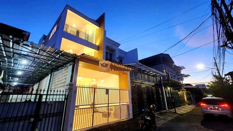 Jakarta Barat Best Deal Rumah Kost Grogol Point Residence Full Interior Terhuni Full<br> 2 2_tampak_depan_malam__grogol_point_residence