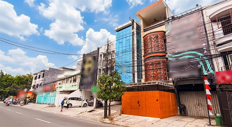 Jakarta Barat Dijual Rumah Kost 4 Lantai Tanjung Duren Raya Modern Contemporary Fasad Art Deco 2 2_tampak_depan_pagi_2