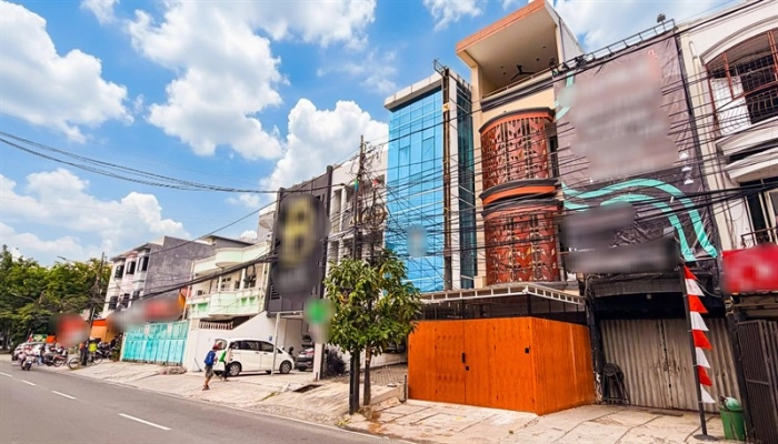 Jakarta Barat Dijual Rumah Kost 4 Lantai Tanjung Duren Raya Modern Contemporary Fasad Art Deco 2 2_tampak_depan_pagi_2