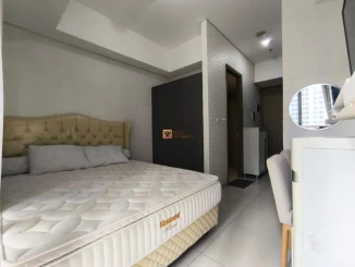 Studio Desain Modern Kontemporer di Taman Anggrek Residence  Full Furnish Dekat 4 Mall Besar