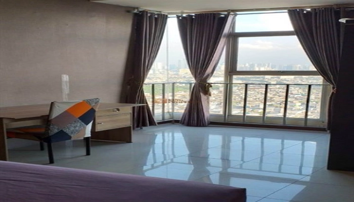 Jakarta Barat Akses Strategis, 2BR Apartemen Season City Diatas Mall Furnished 7 5