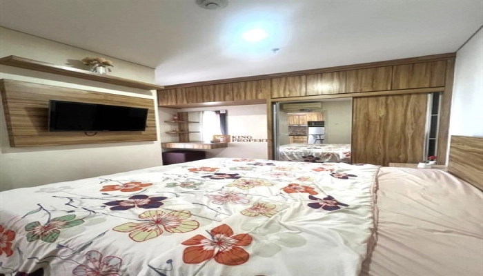 Madison Park Interior Rustic, Disewa 2BR Apartemen Madison Park Tanjung Duren 7 6