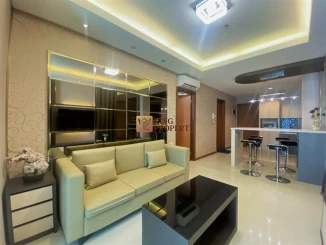 Interior Modern 2br 77m2 Condo Green Bay Pluit Greenbay Full Furnished