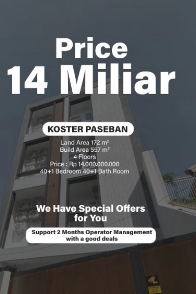 Jakarta Pusat Dijual Koster Coliving Paseban – Desain Modern Minimalist Contemporary, Dekat UI Salemba & RSCM 15 screenshot_2026_01_21_100617