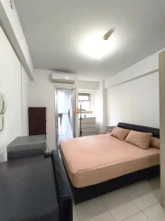 Minimalis  Cozy Studio 21M Furnished View Kota Jakarta Apartemen Green Bay Pluit Greenbay